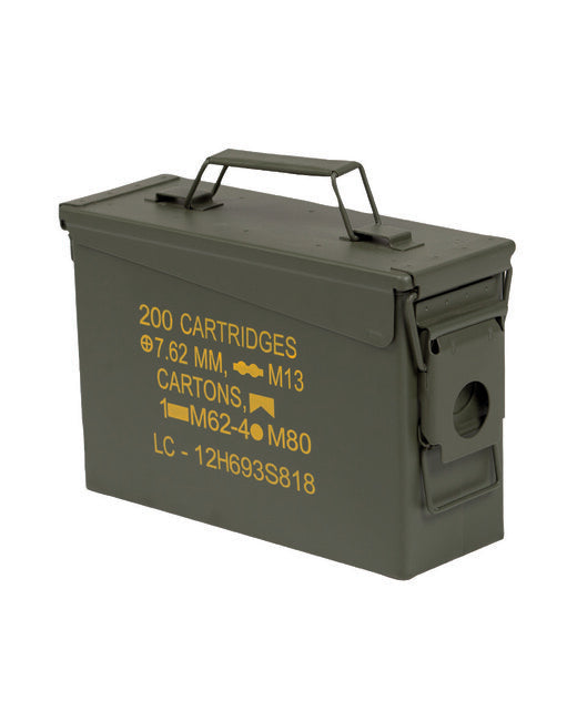 Mil-Tec us ammo box steel m19a1 cal.30 oliv