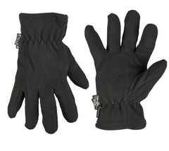 Mil-Tec Thinsulate™ flisaste rokavice, črne