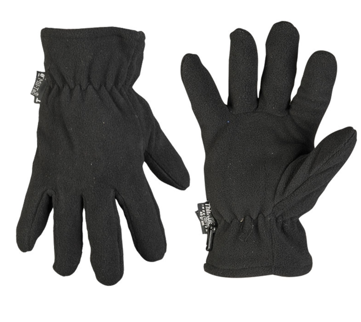 Mil-Tec Fleece Thinsulate™ handschuhe, schwarz