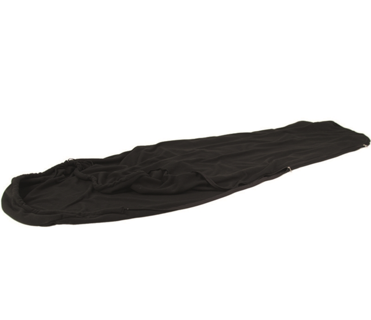 Mil-Tec Fleece Schlafsack-Liner, schwarz