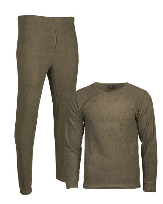 Mil-Tec FLEEC BOTTOM FIT WITH ROUNDED SHOT, OLIVA
