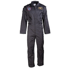 Mil-Tec Flight overall Kinder- kombineza s nasivkami, schwarz