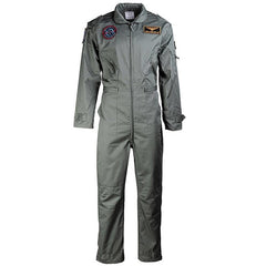 Mil-Tec Flight Kinder-Overall mit Aufnähern overall, oliv
