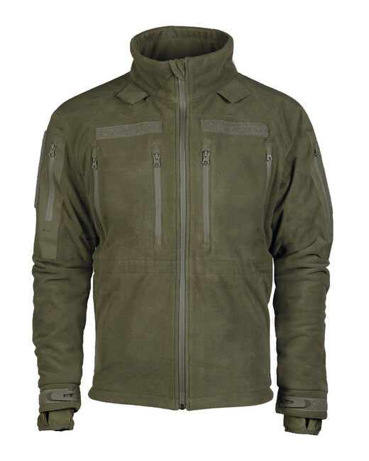 Mil-Tec Fleece- Jacke Plus, oliv