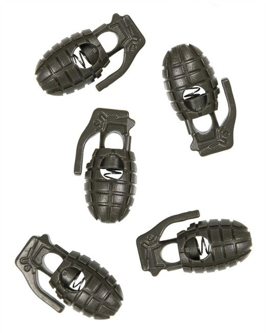 Mil-Tec Handgranate Kordelstopper 10 Stück olive