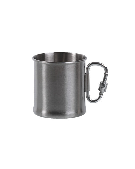 Mil-Tec Becher Edelstahl 250ml mit Karabiner