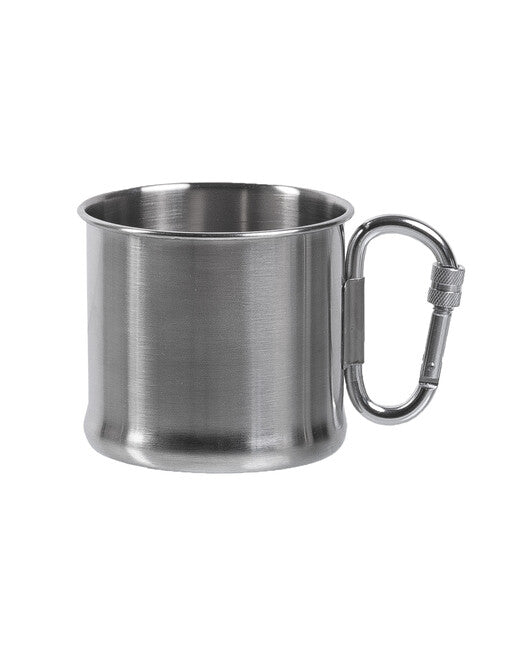 Mil-Tec Becher 500ml Edelstahl mit Karabiner
