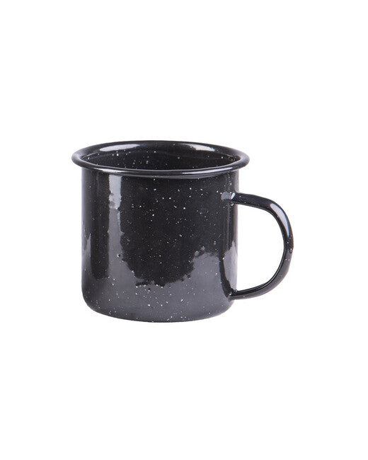 Mil-Tec WESTERN Becher emailliert 350 ml schwarz