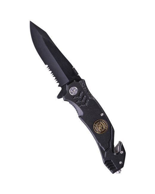 Mil-Tec einhandmesser 'fire brigade' schwarz