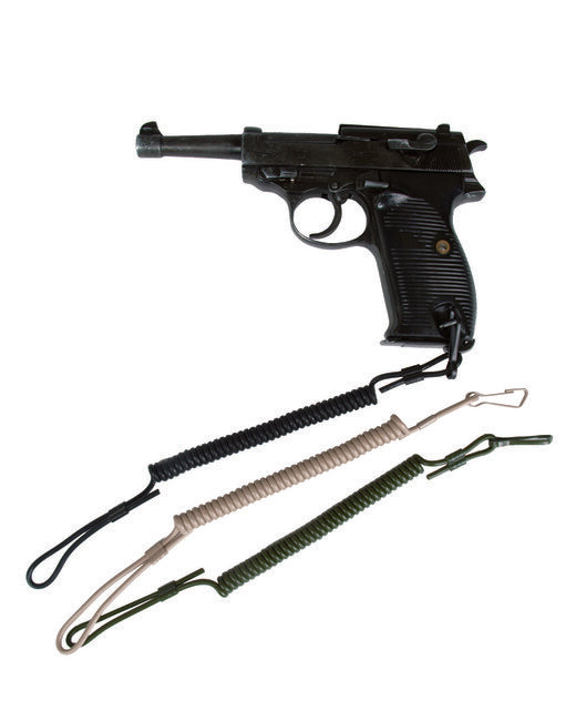 Mil-Tec Sicherheitskabel (Spirale) für Gewehr, kojote