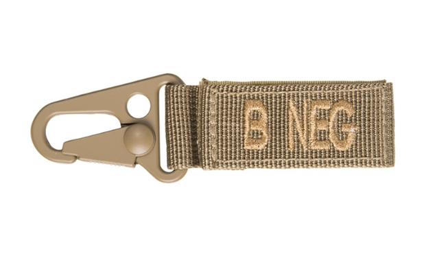 WARAGOD Karabiner mit Blutgruppe B- negativ, coyote