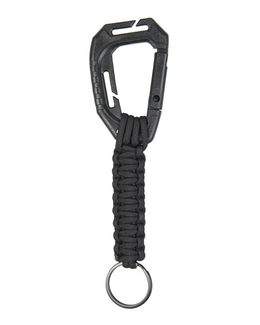 Mil-Tec paracord schlüsselanhänger m.karab.MOLLE schwarz