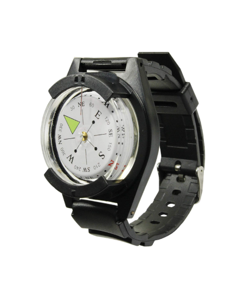 Mil-Tec Uhrenarmbandkompass schwarz