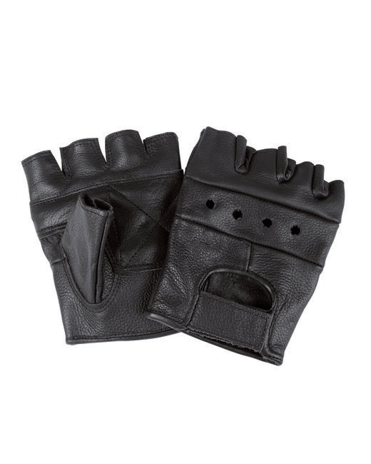 Mil-Tec Lederhandschuhe ohne Finger