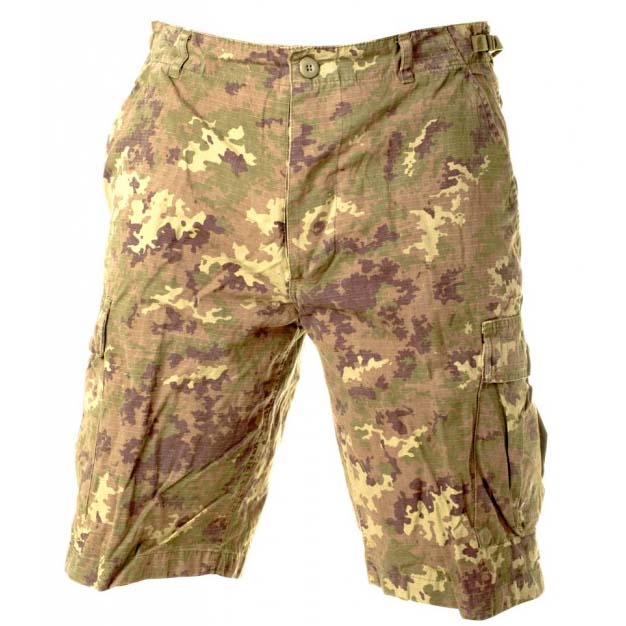 Mil-Tec Rip-Stop kurz Hose prewash vegetato