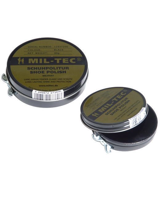 Mil-Tec Creme für Schuhe schwarz, Dose 80g.