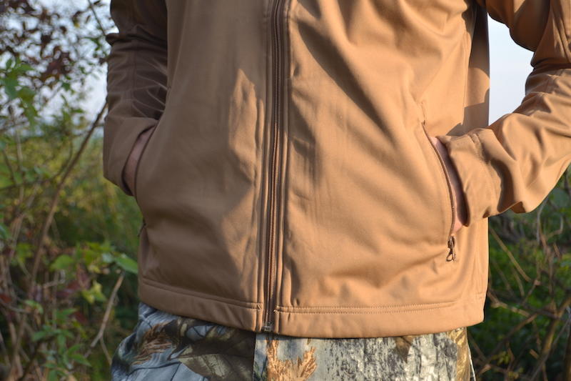 Mil-Tec lite SoftShell Jacke 3-vrstvova lahka coyote
