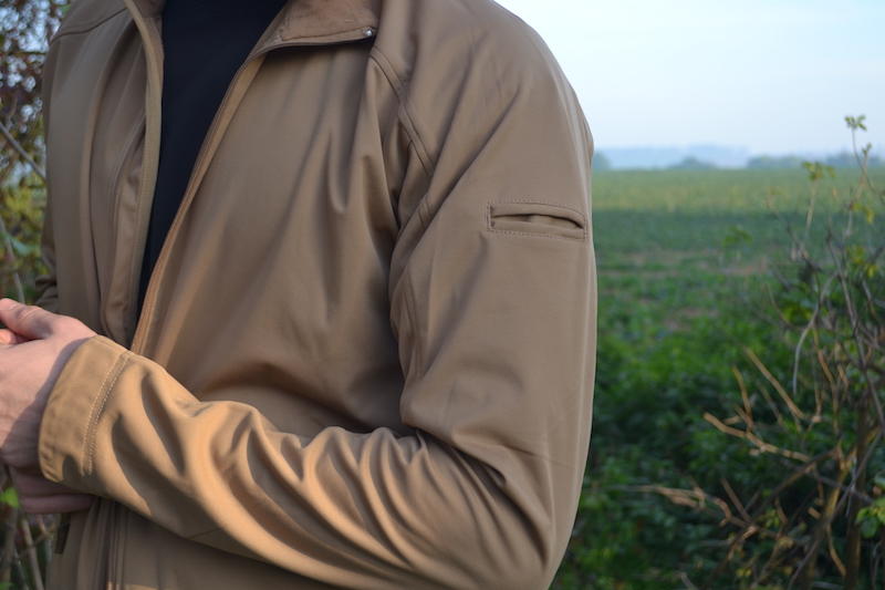 Mil-Tec lite SoftShell Jacke 3-vrstvova lahka coyote