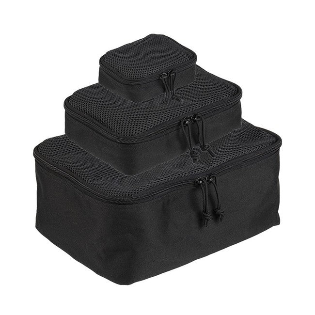 Mil-Tec MOLLE Etuiset 3-teilig, schwarz