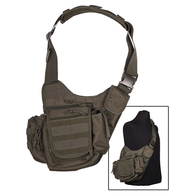 Mil-Tec MOLLE Mehrzweck-Schultertasche, oliv