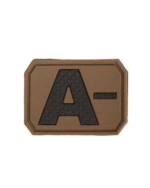 Mil-Tec patch 3d blood a negativ dark coyote