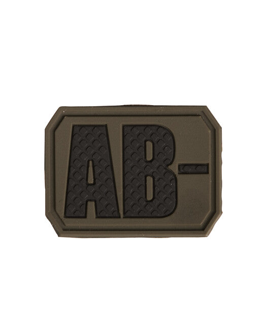 Mil-Tec patch 3d blood ab negativ oliv
