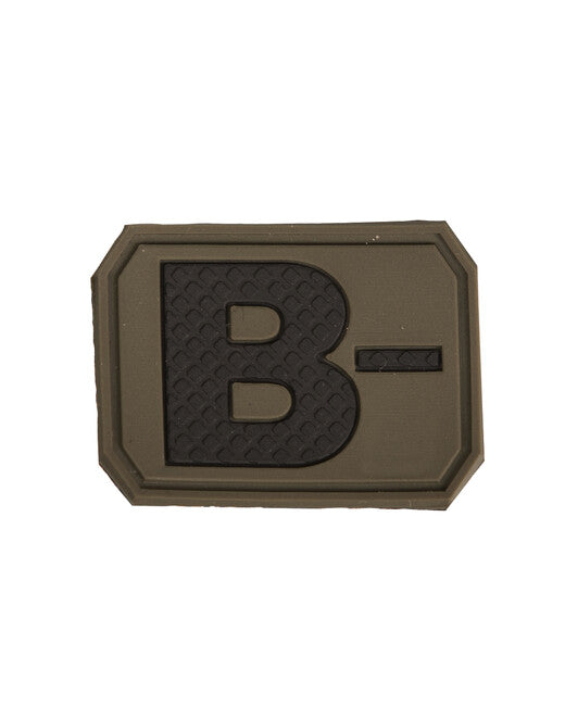 Mil-Tec patch 3d blood b negativ oliv