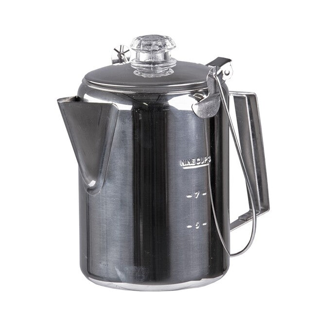 Mil-Tec Edelstahl-Wasserkocher mit Perkolator, 1,3 l
