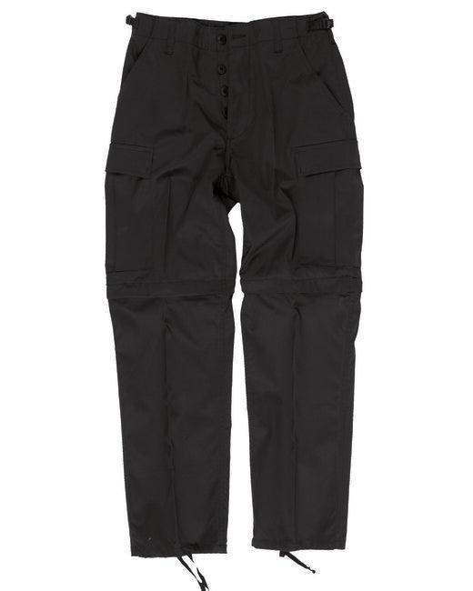 Mil-Tec ZIP-OFF abnehmbare Hosen, schwarz