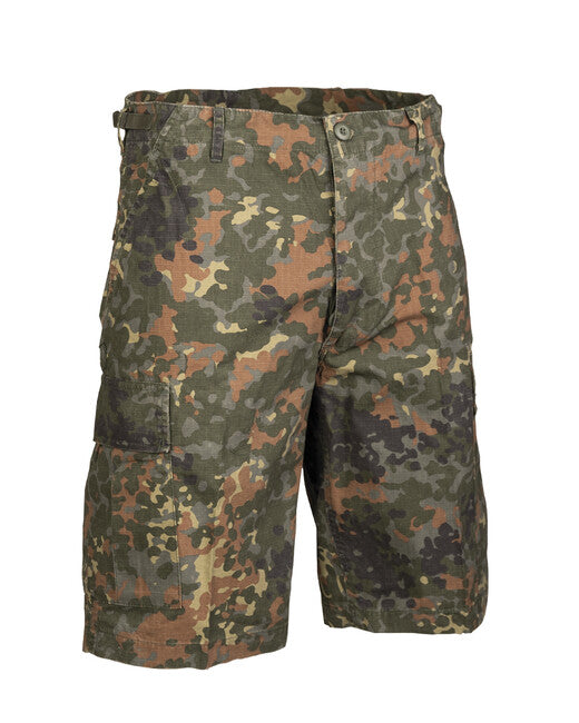 Mil-Tec Hose kurz US typ BDU rip-stop predprane flecktarn