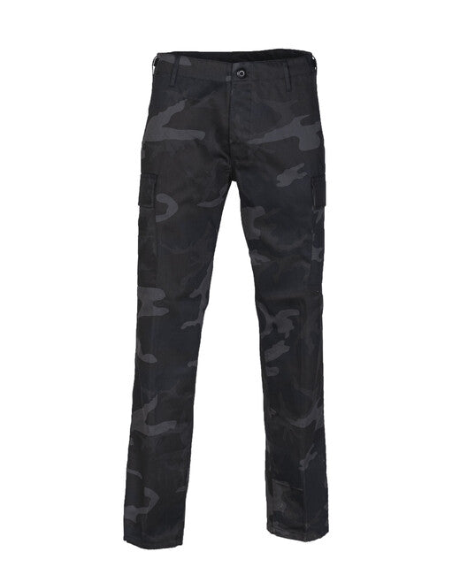 Mil-Tec US Ranger BDU gerader Schnitt schwarzes Tarnmuster