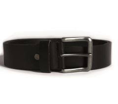 Mil-Tec-Ledergürtel 4cm, schwarz
