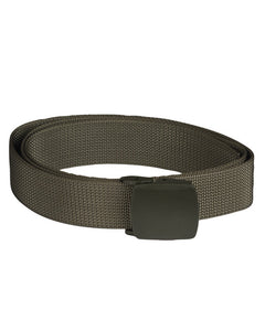 Mil-Tec Trouser Belt QUICK with Plastic Buckle, Olive