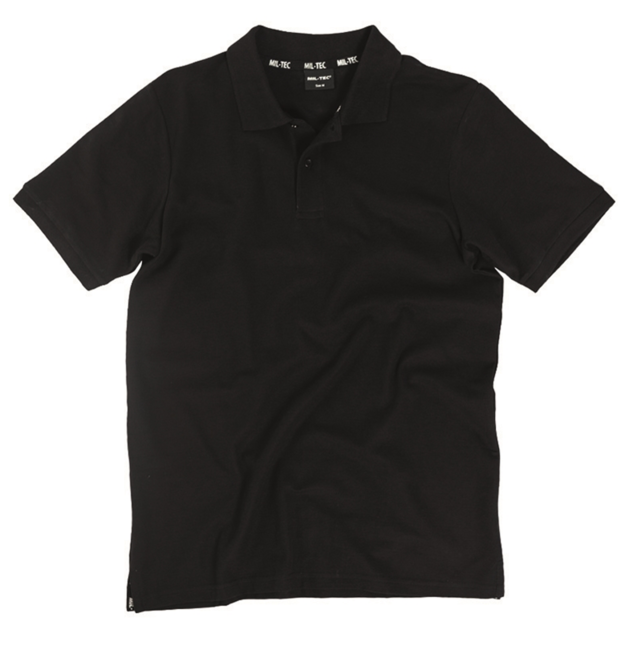 Mil-Tec Pikee Poloshirt, schwarz