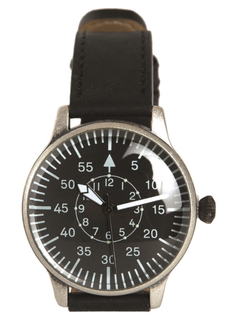 Mil-Tec Retro Fliegeruhr, schwarz