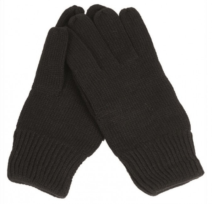 Mil-Tec pletene Handschuhe, schwarz