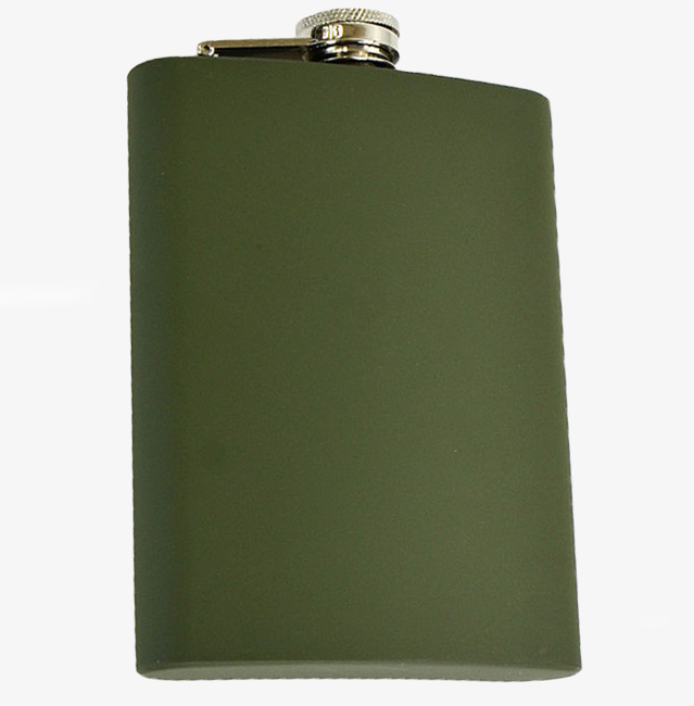 Mil-Tec Flachmann oliv, Fassungsvermögen 6oz./170 ml
