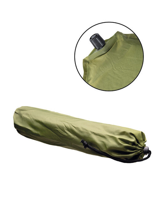 Mil-Tec selbstaufblasender Untersetzer, Olive 35 x 32 cm