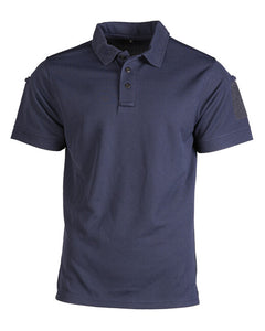 Mil-Tec tactical quick dry poloshirt 1/2 arm dk.blau