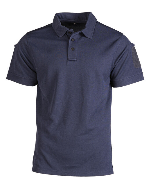 Mil-Tec tactical quick dry poloshirt 1/2 arm dk.blau