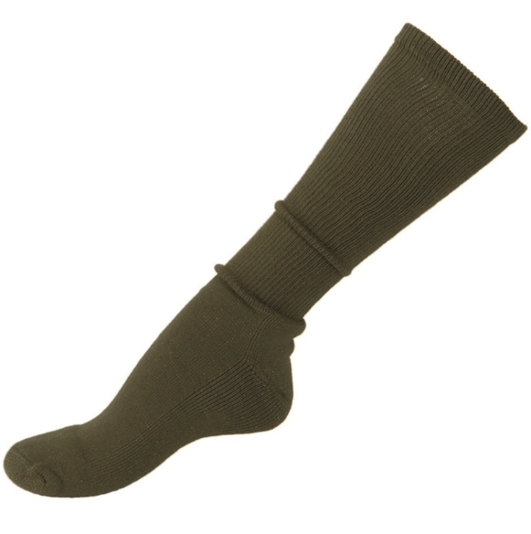 Mil-Tec socken - Kniestrümpfe US-Frottee 1 Paar, olivgrün