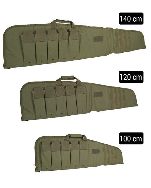 Mil-Tec Modular Gewehrtasche mit Riemen 140 cm, oliv