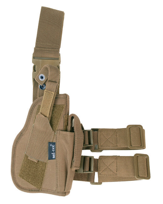 Mil-Tec Pistolentasche Oberschenkel rechts coyote