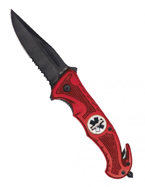 Mil-Tec Rescue Medic Klappmesser, rot