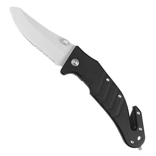 Mil-Tec Rescue Klappmesser, schwarz