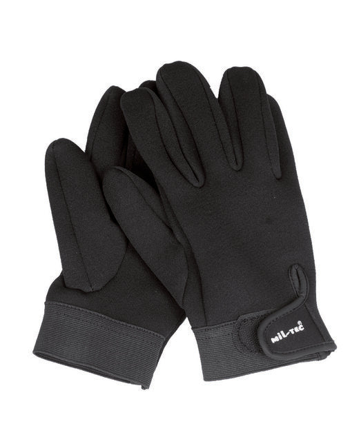 Mil-Tec handschuhe Neoprén 3mm kurz, schwarz