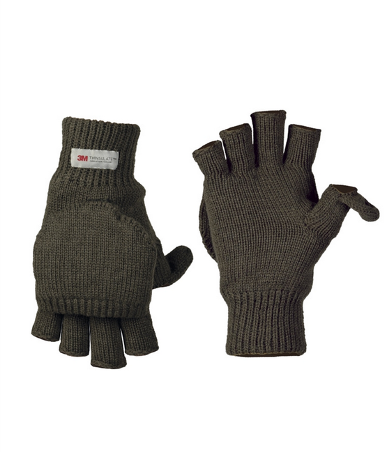 Mil-Tec Klapphandschuhe, olive