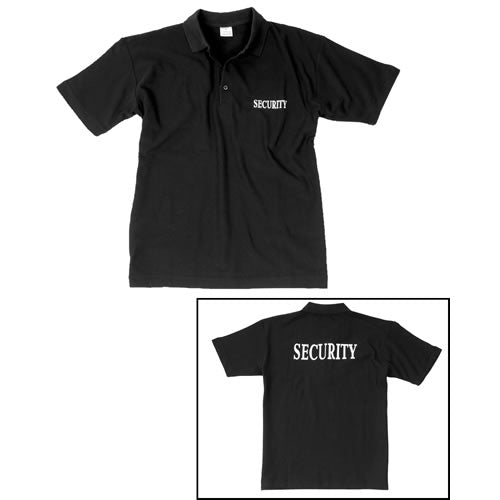 Mil-Tec SECURITY Poloshirt schwarz