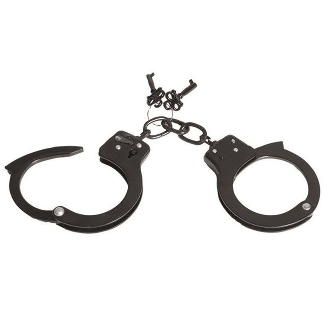 Mil-Tec Single Lock-Handfesseln mit Kette, schwarz