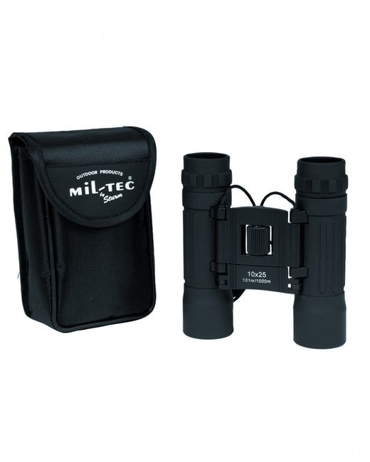 Mil-Tec Faltfernglas 10x25 schwarz